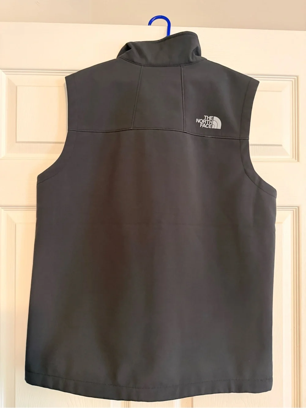 The North Face Men's Black Softshell Vest with Zip Pockets